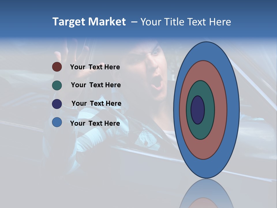 Young Abusive Expression PowerPoint Template