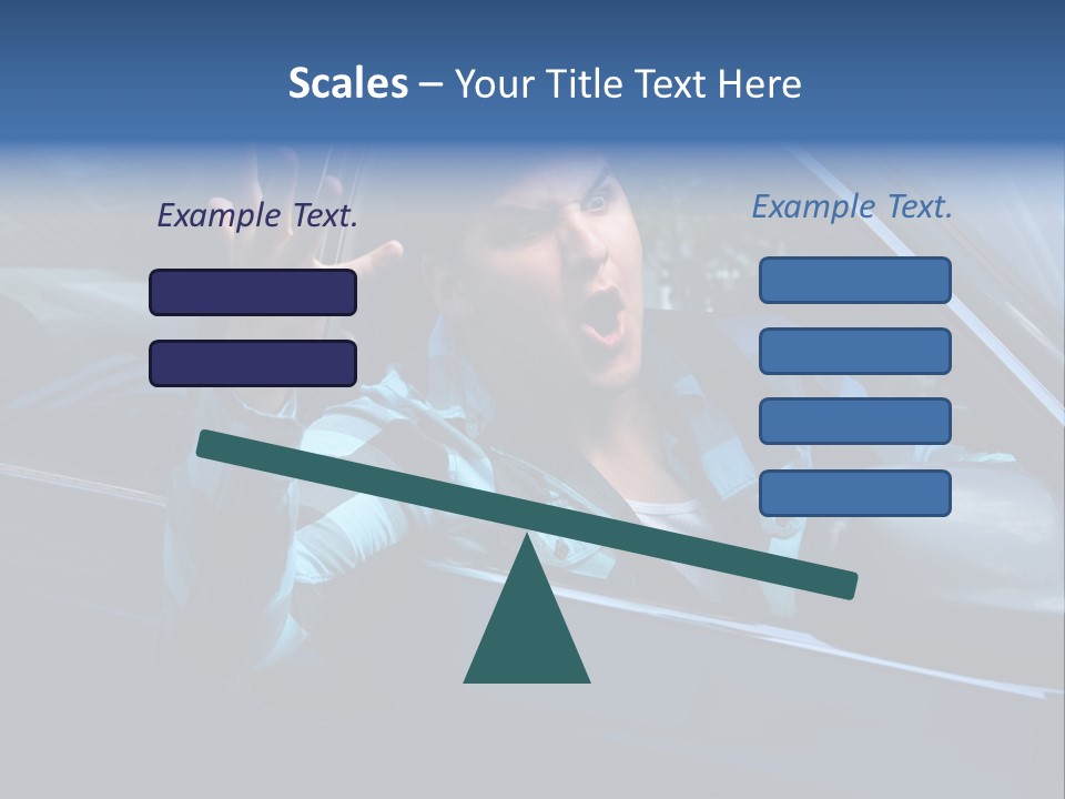 Young Abusive Expression PowerPoint Template