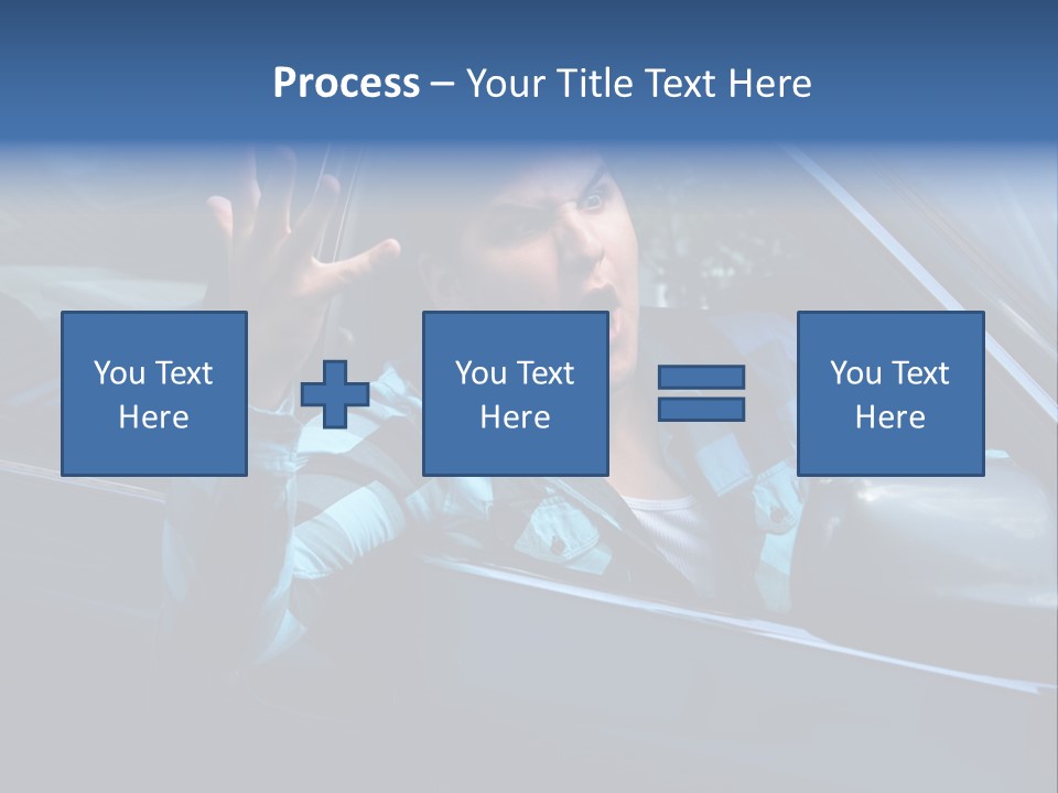 Young Abusive Expression PowerPoint Template