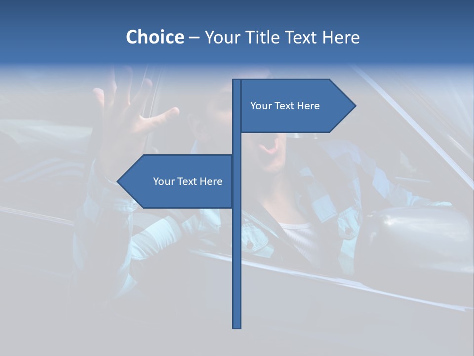 Young Abusive Expression PowerPoint Template