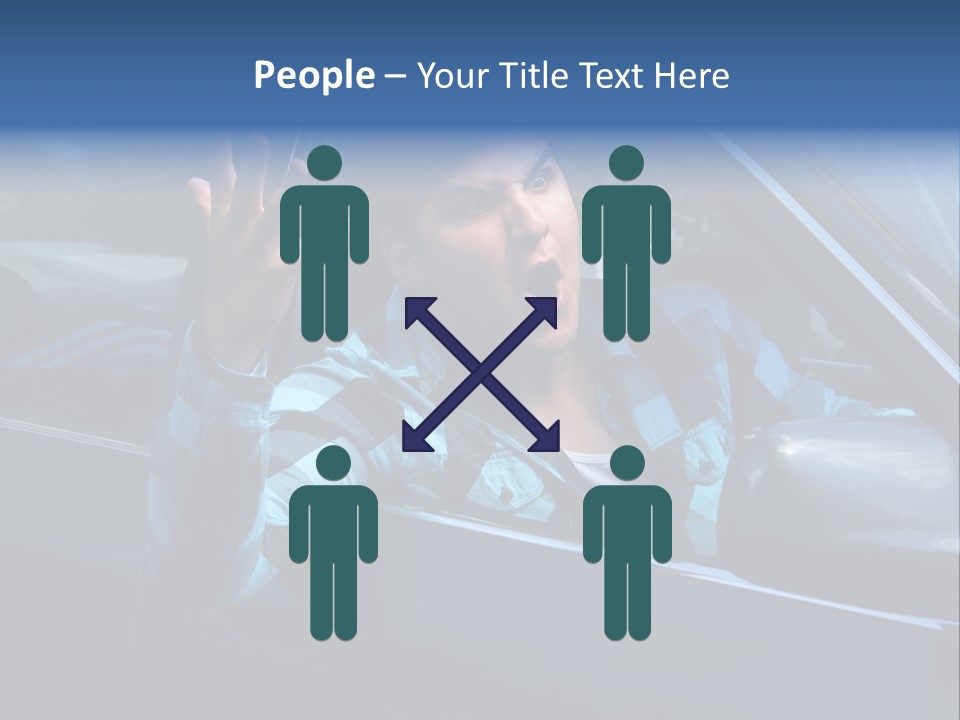 Young Abusive Expression PowerPoint Template