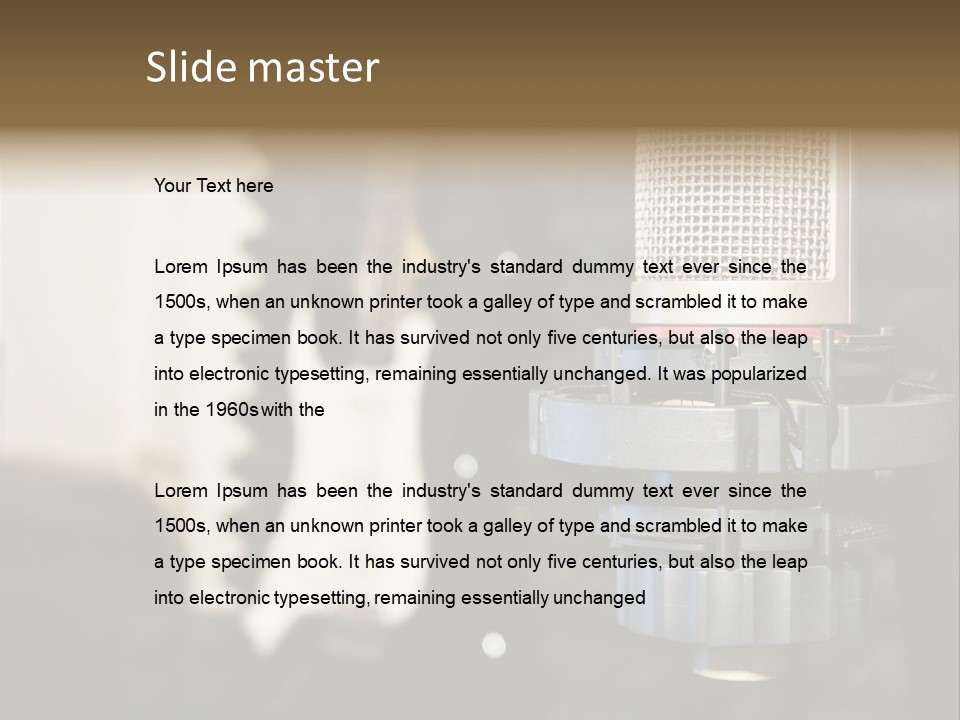 Joy Girl Woman PowerPoint Template