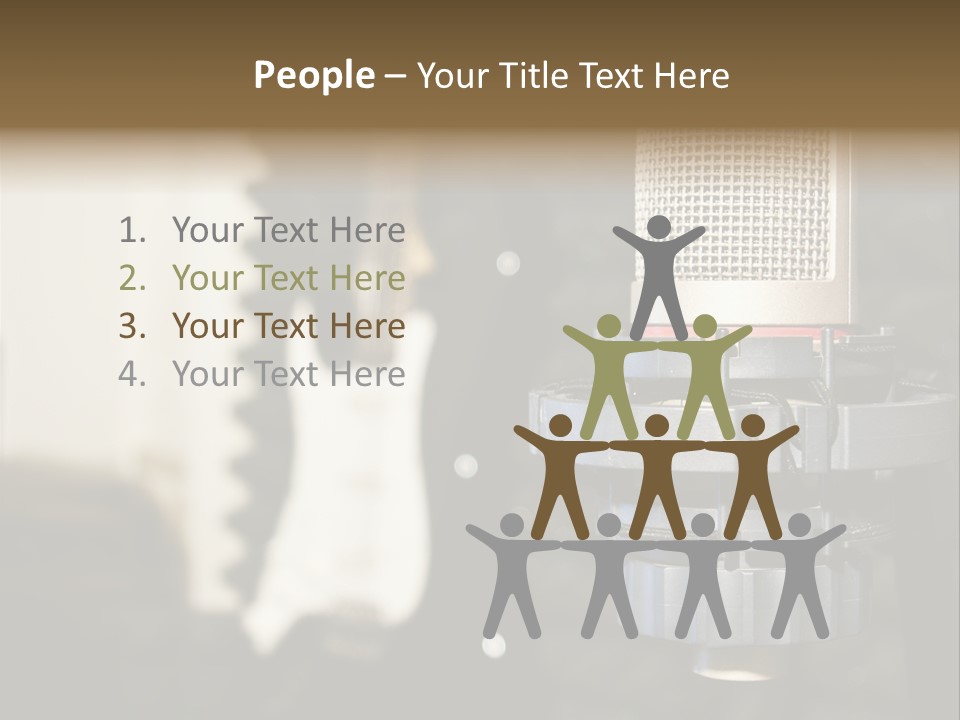 Joy Girl Woman PowerPoint Template