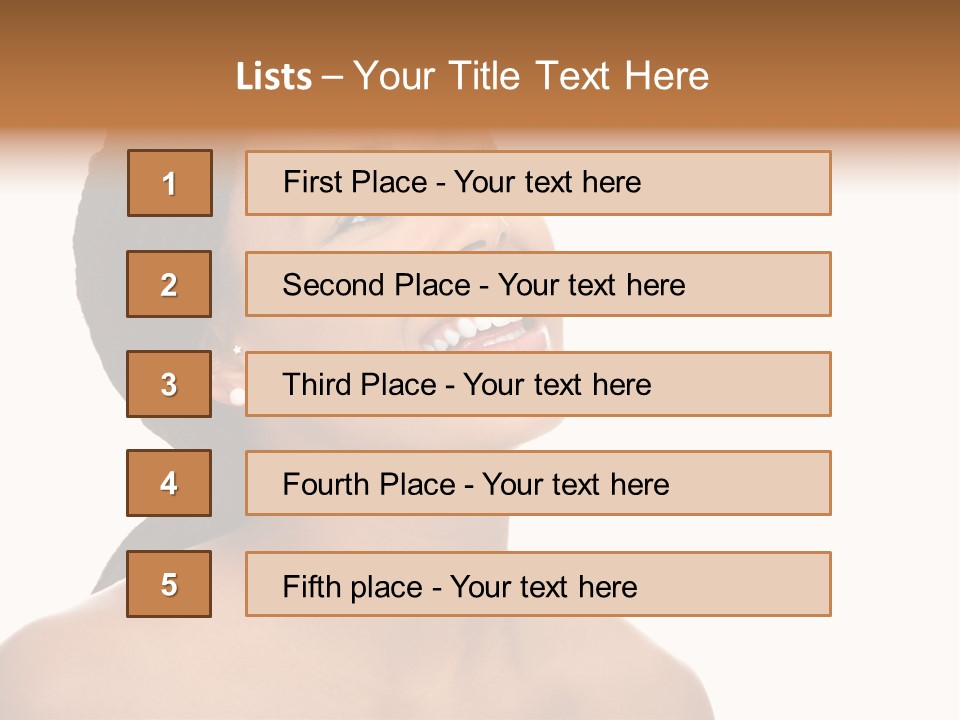 Beauty Care African PowerPoint Template