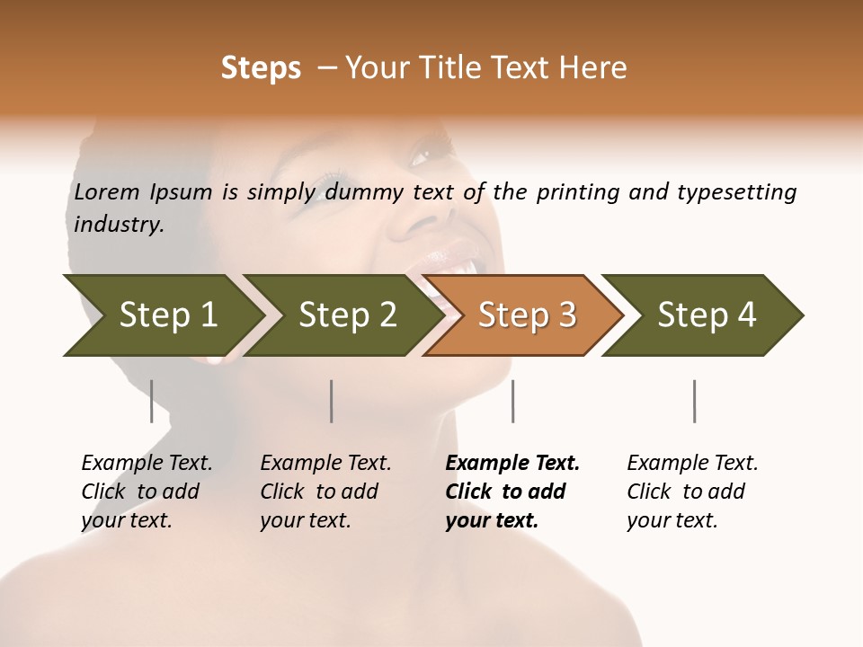 Beauty Care African PowerPoint Template