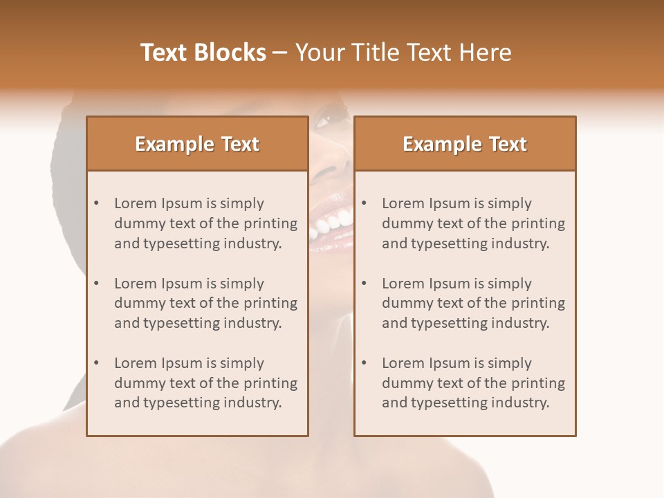 Beauty Care African PowerPoint Template