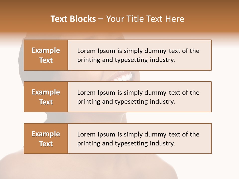 Beauty Care African PowerPoint Template