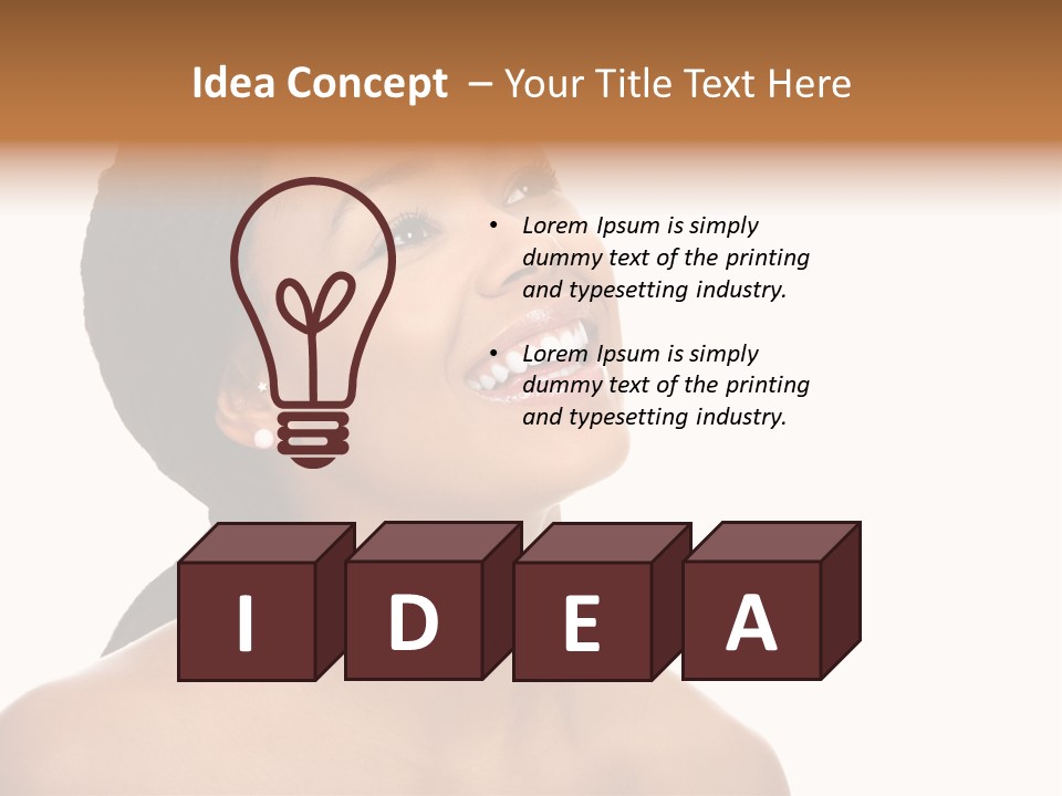 Beauty Care African PowerPoint Template