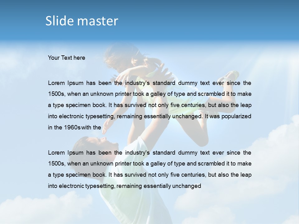 Adult Activity Family PowerPoint Template