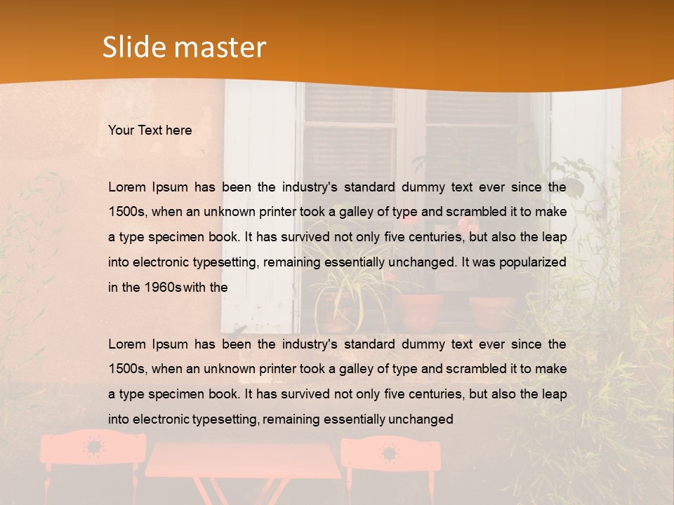 Exterior Coffee Light PowerPoint Template