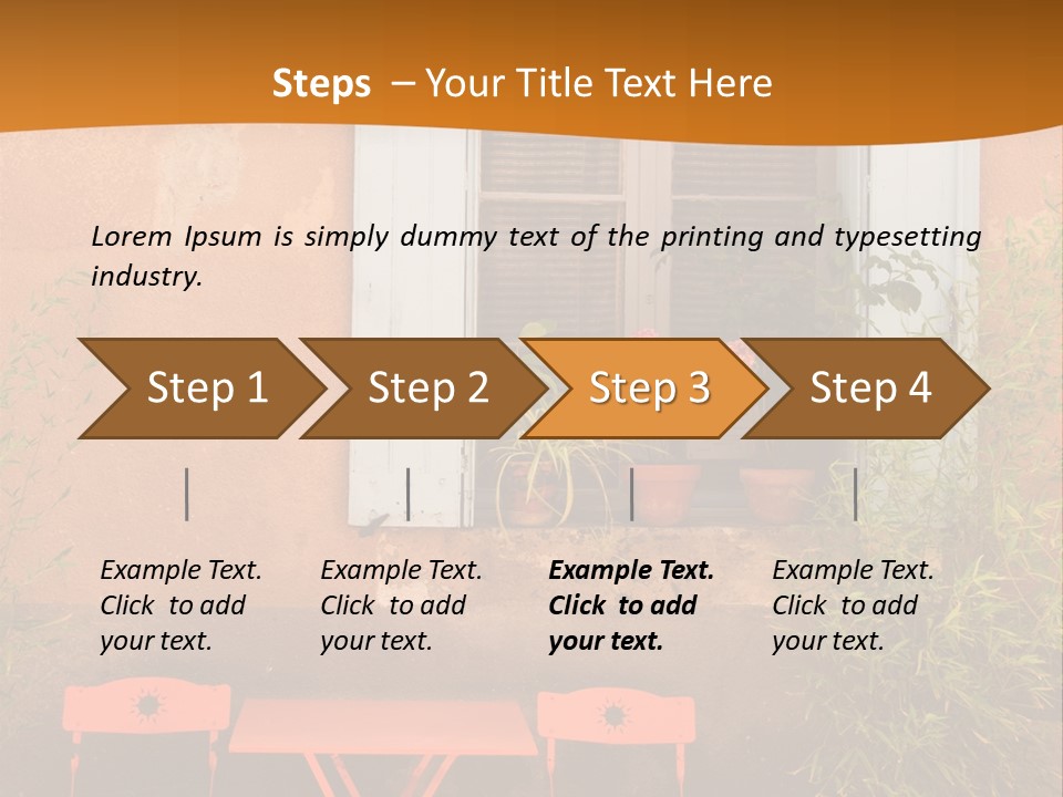 Exterior Coffee Light PowerPoint Template