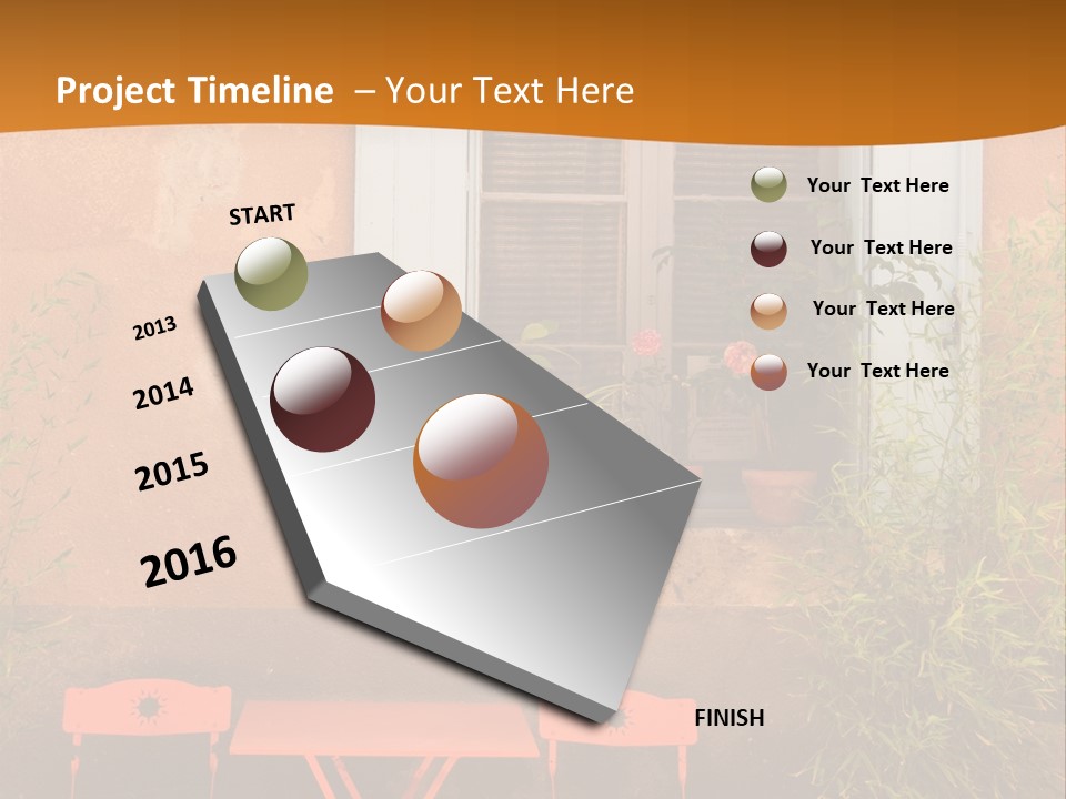 Exterior Coffee Light PowerPoint Template