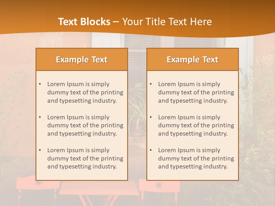 Exterior Coffee Light PowerPoint Template