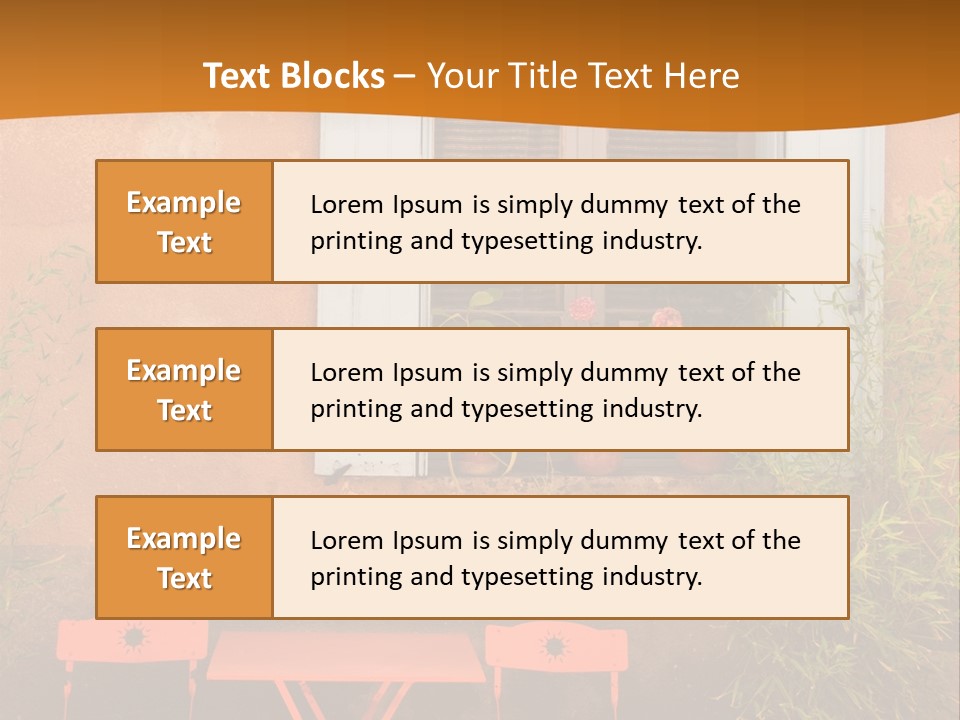 Exterior Coffee Light PowerPoint Template