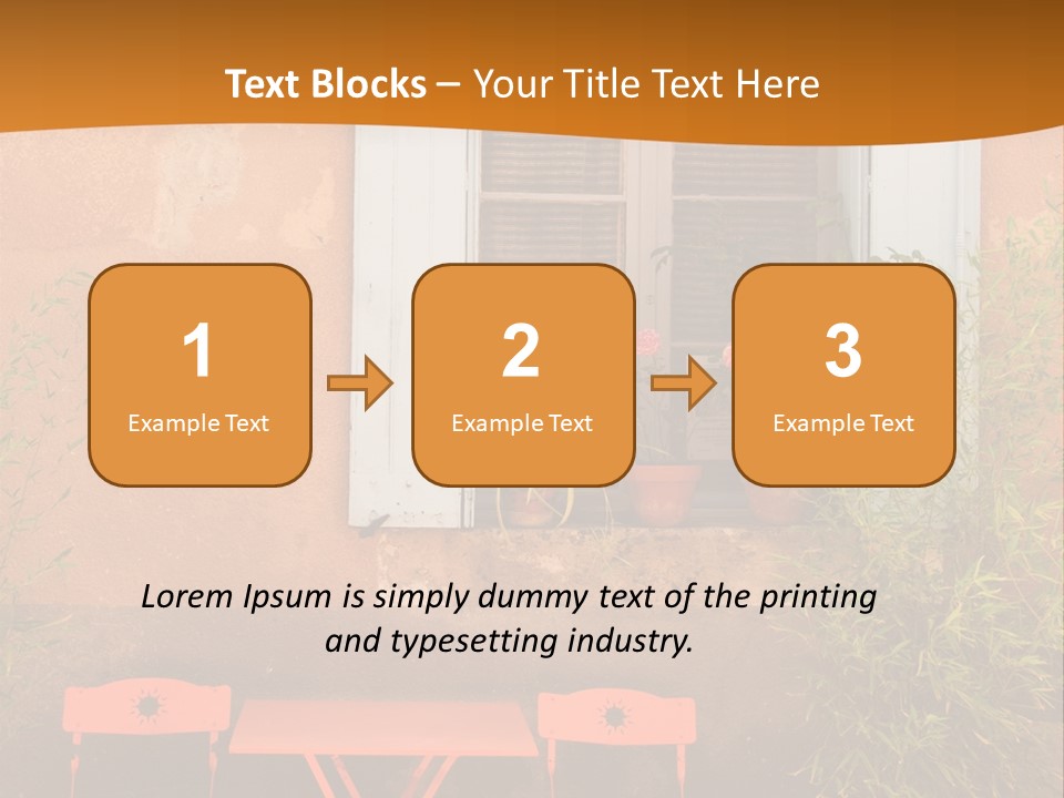 Exterior Coffee Light PowerPoint Template