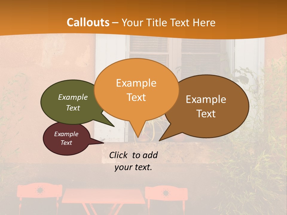 Exterior Coffee Light PowerPoint Template