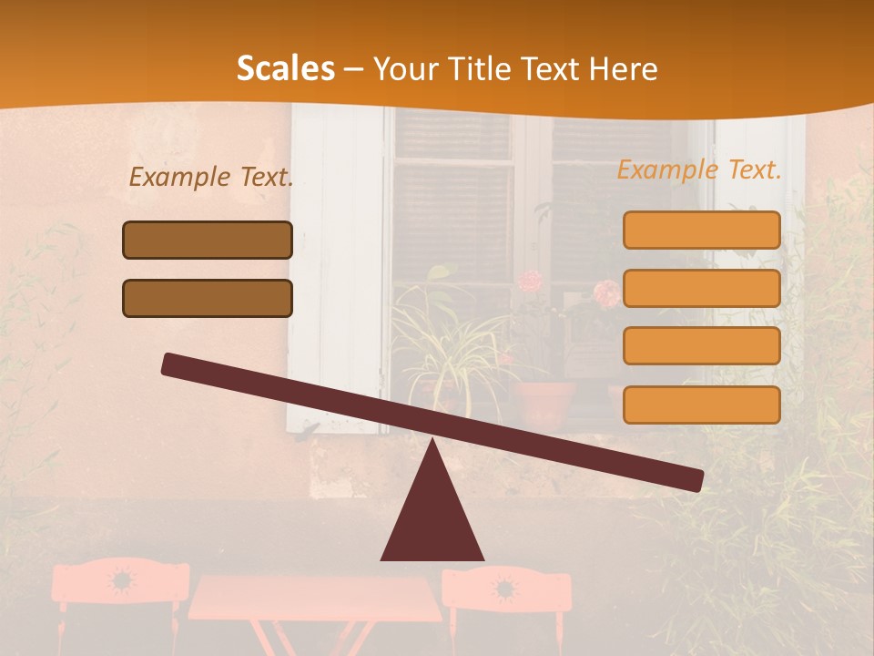 Exterior Coffee Light PowerPoint Template