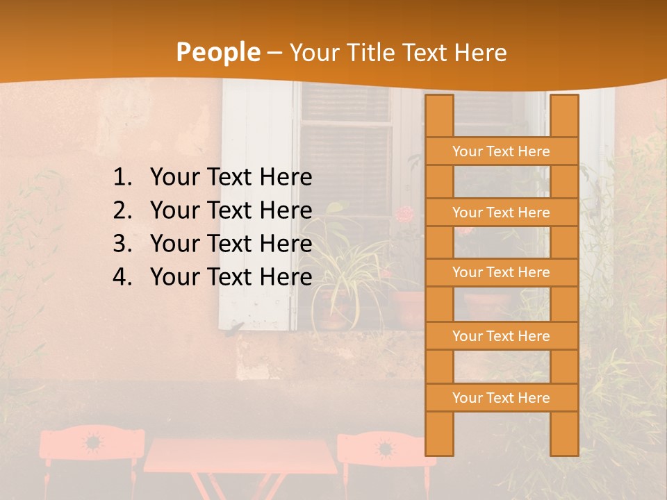 Exterior Coffee Light PowerPoint Template