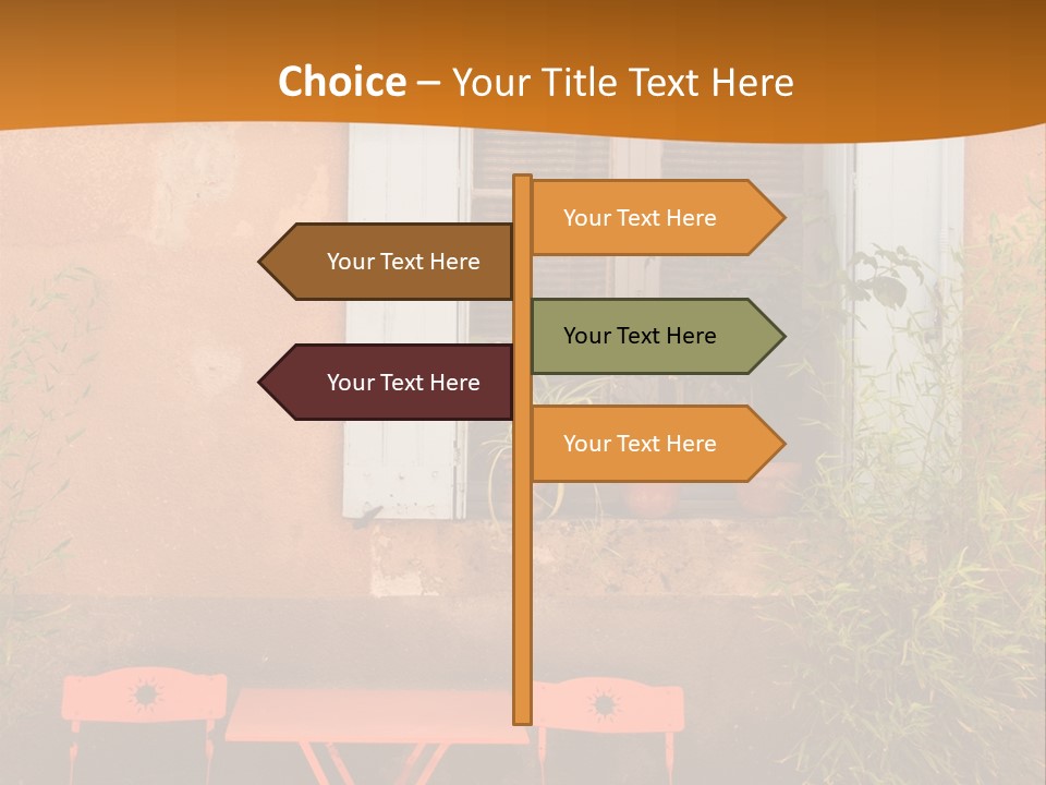Exterior Coffee Light PowerPoint Template
