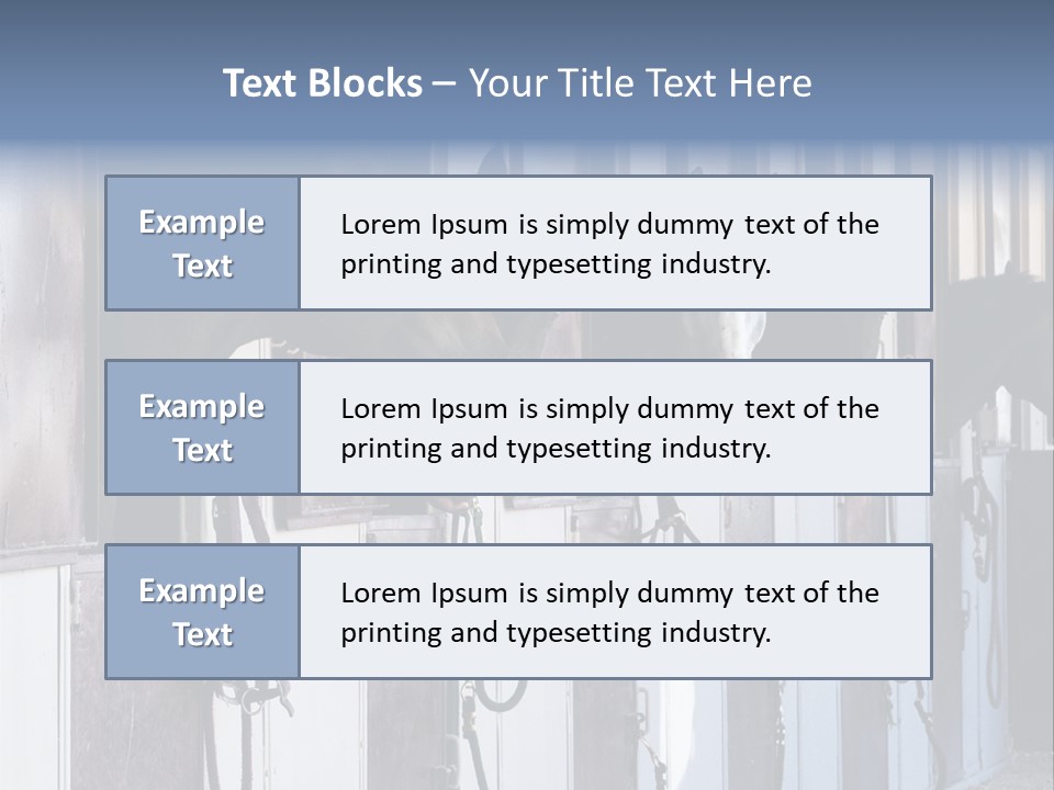 A Group Of Horses Standing Next To Each Other PowerPoint Template