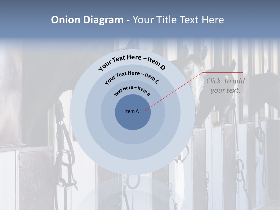 A Group Of Horses Standing Next To Each Other PowerPoint Template