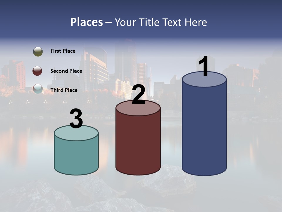 Princess Warm Skyscraper PowerPoint Template