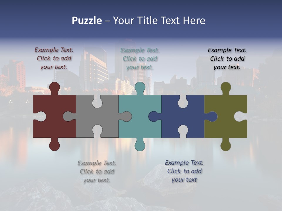Princess Warm Skyscraper PowerPoint Template