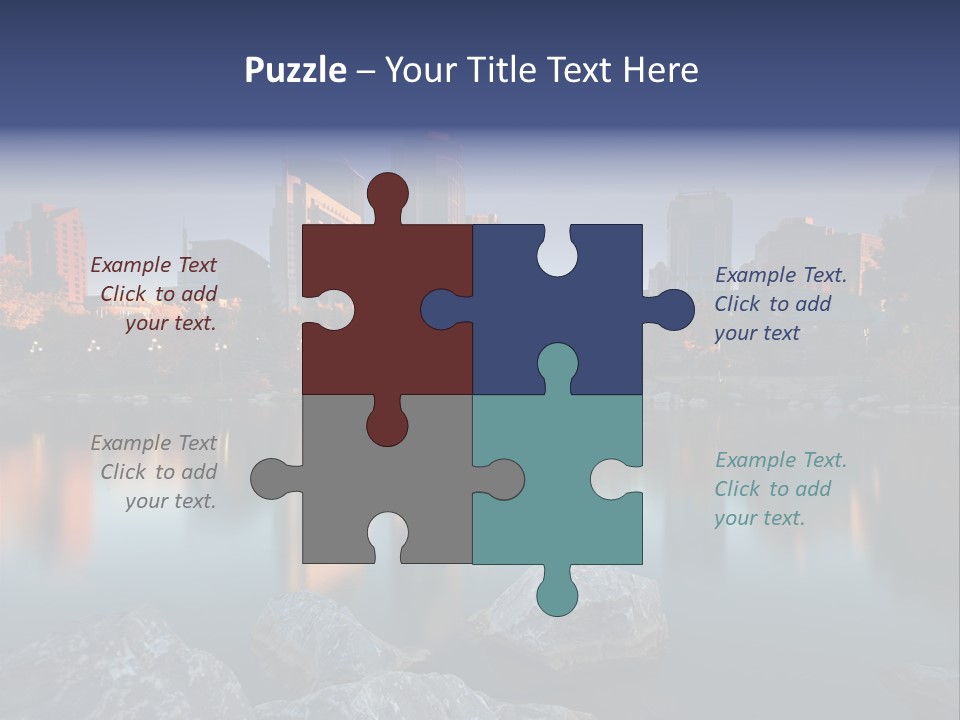 Princess Warm Skyscraper PowerPoint Template