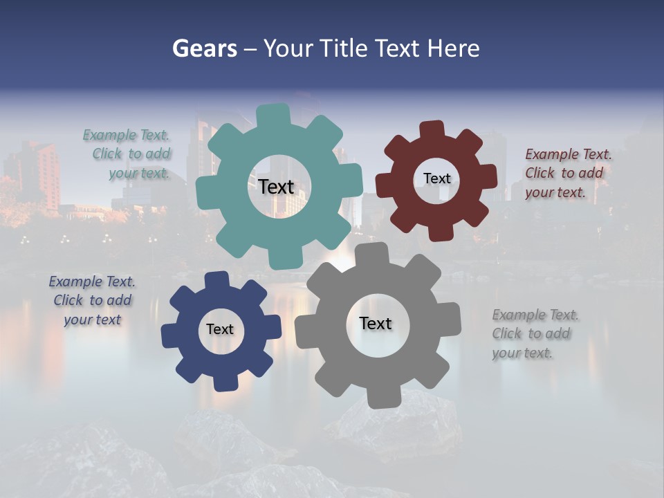 Princess Warm Skyscraper PowerPoint Template