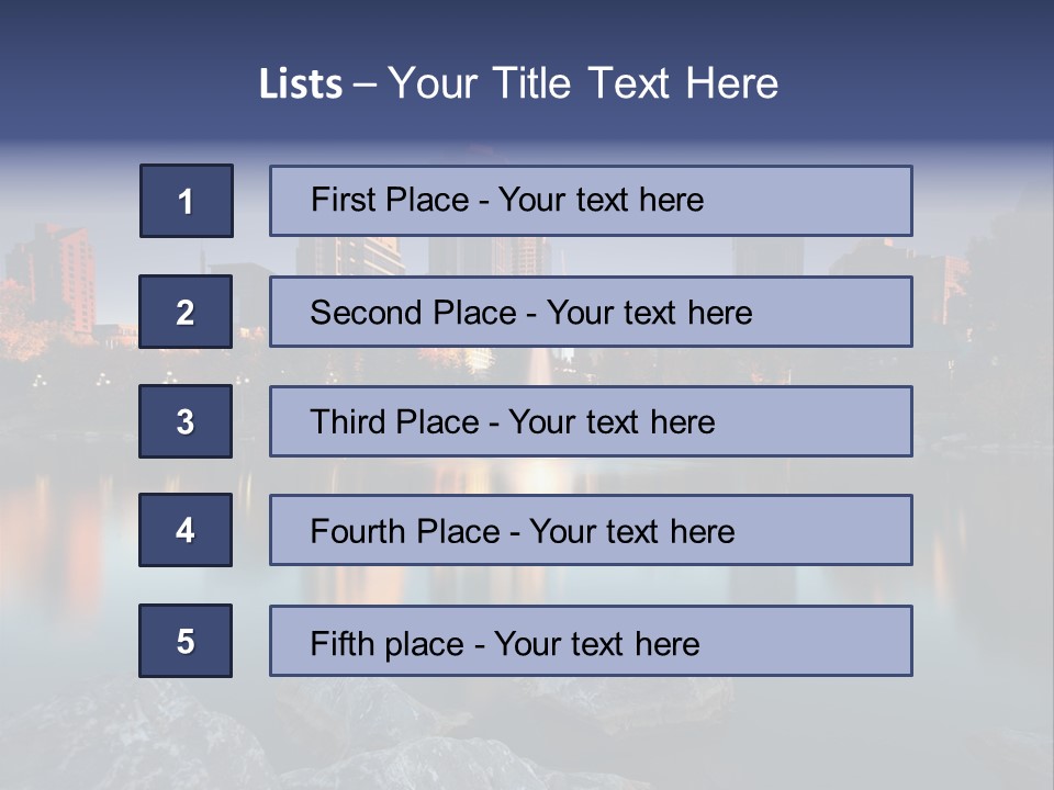 Princess Warm Skyscraper PowerPoint Template