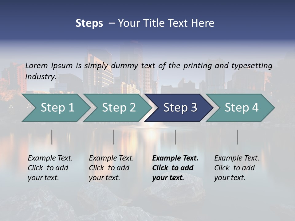 Princess Warm Skyscraper PowerPoint Template