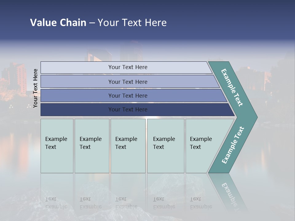 Princess Warm Skyscraper PowerPoint Template