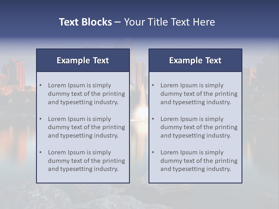 Princess Warm Skyscraper PowerPoint Template