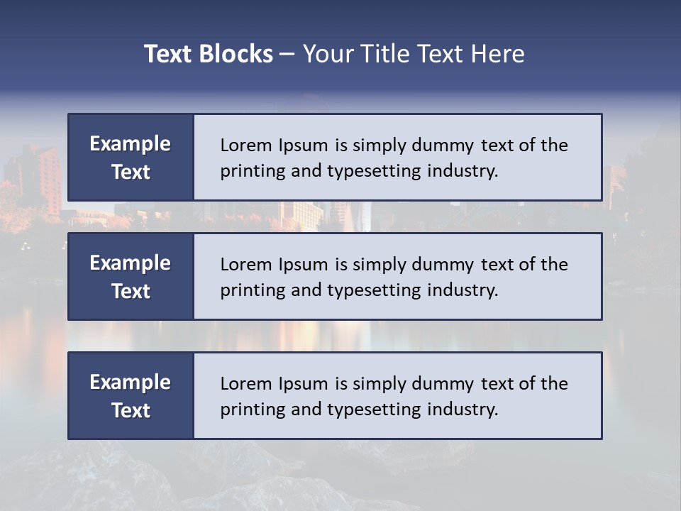 Princess Warm Skyscraper PowerPoint Template