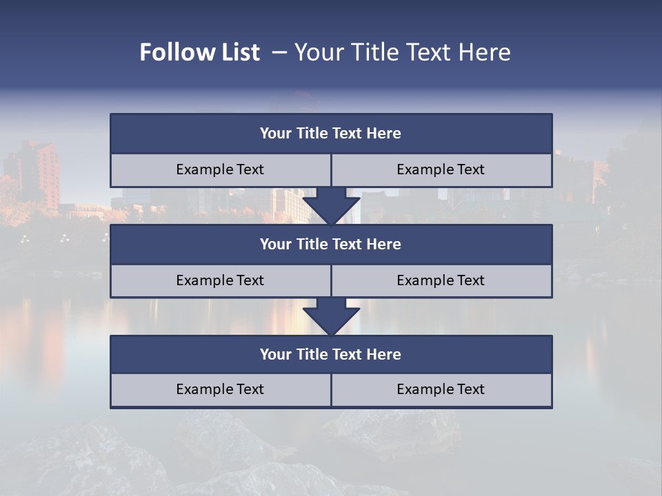 Princess Warm Skyscraper PowerPoint Template