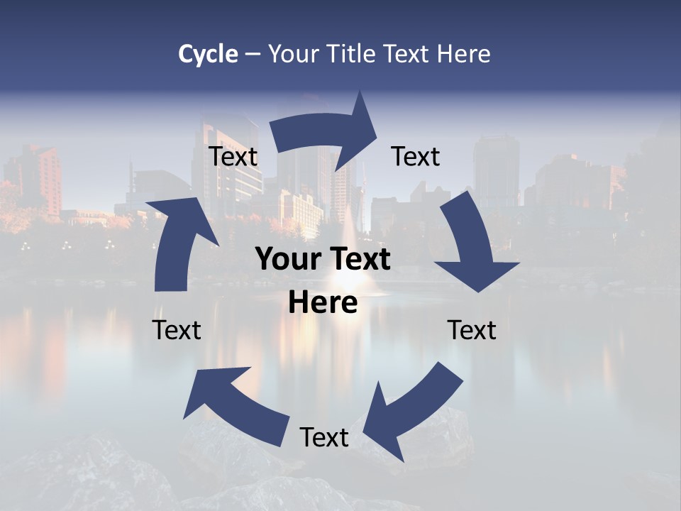 Princess Warm Skyscraper PowerPoint Template