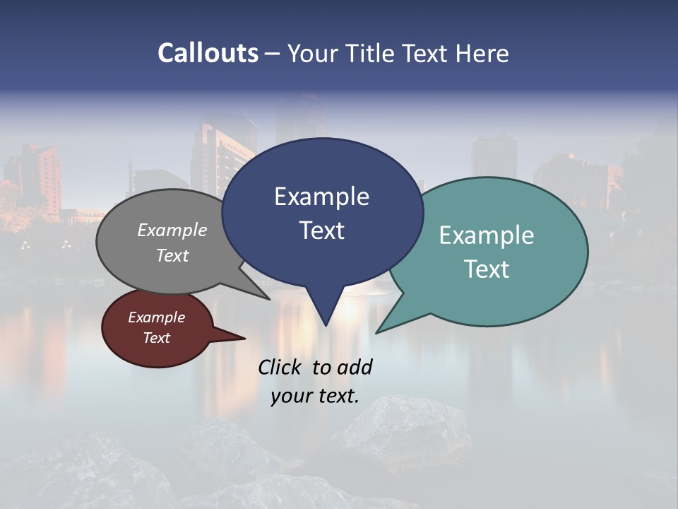 Princess Warm Skyscraper PowerPoint Template