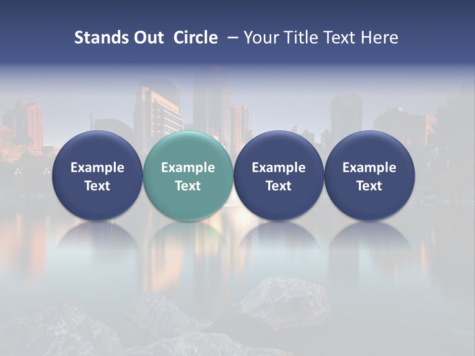 Princess Warm Skyscraper PowerPoint Template