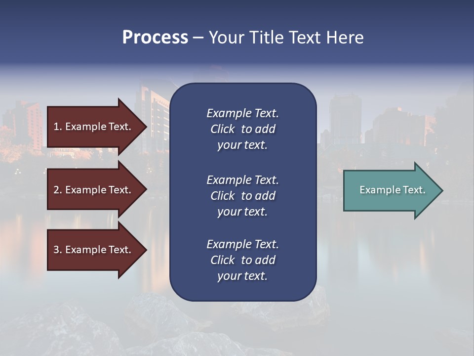Princess Warm Skyscraper PowerPoint Template