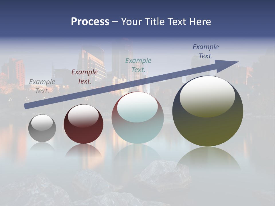 Princess Warm Skyscraper PowerPoint Template