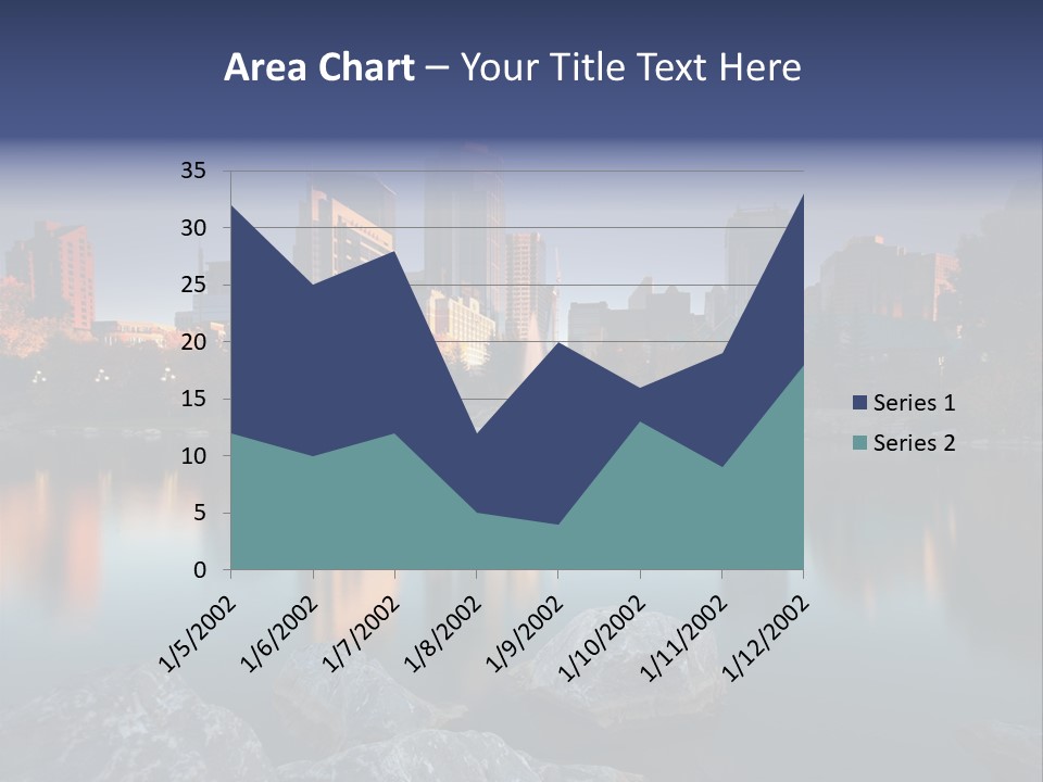 Princess Warm Skyscraper PowerPoint Template