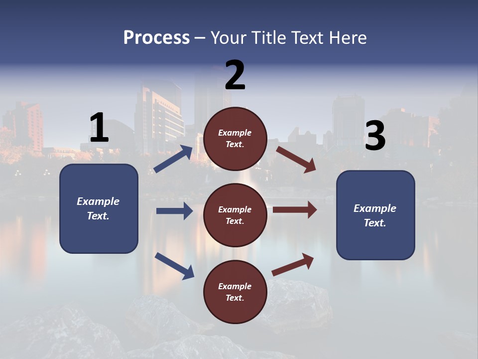 Princess Warm Skyscraper PowerPoint Template