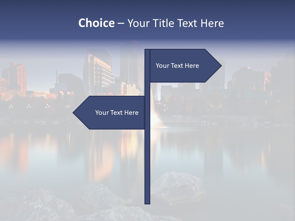 Princess Warm Skyscraper PowerPoint Template