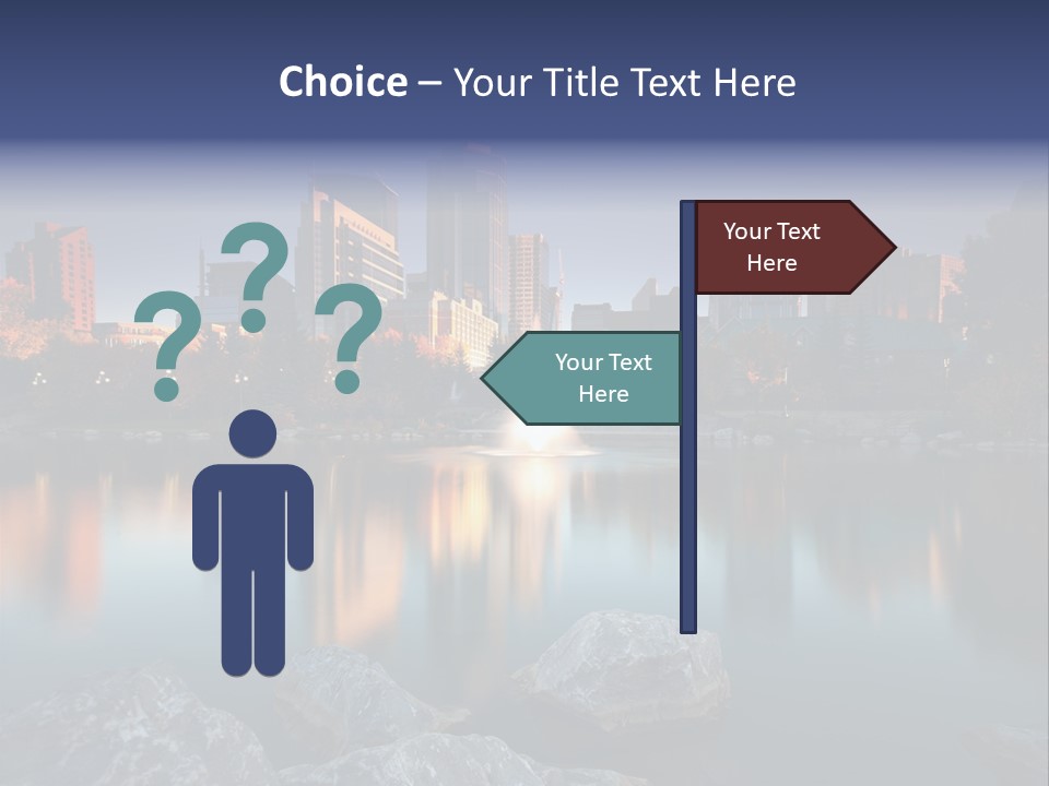 Princess Warm Skyscraper PowerPoint Template