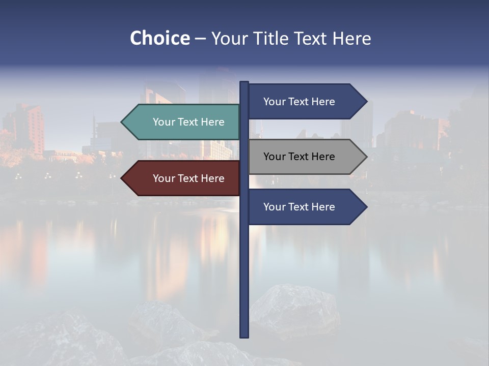 Princess Warm Skyscraper PowerPoint Template