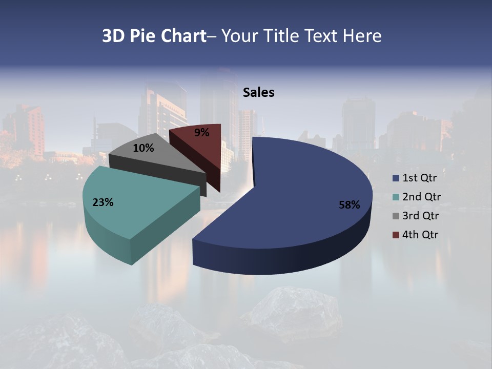 Princess Warm Skyscraper PowerPoint Template