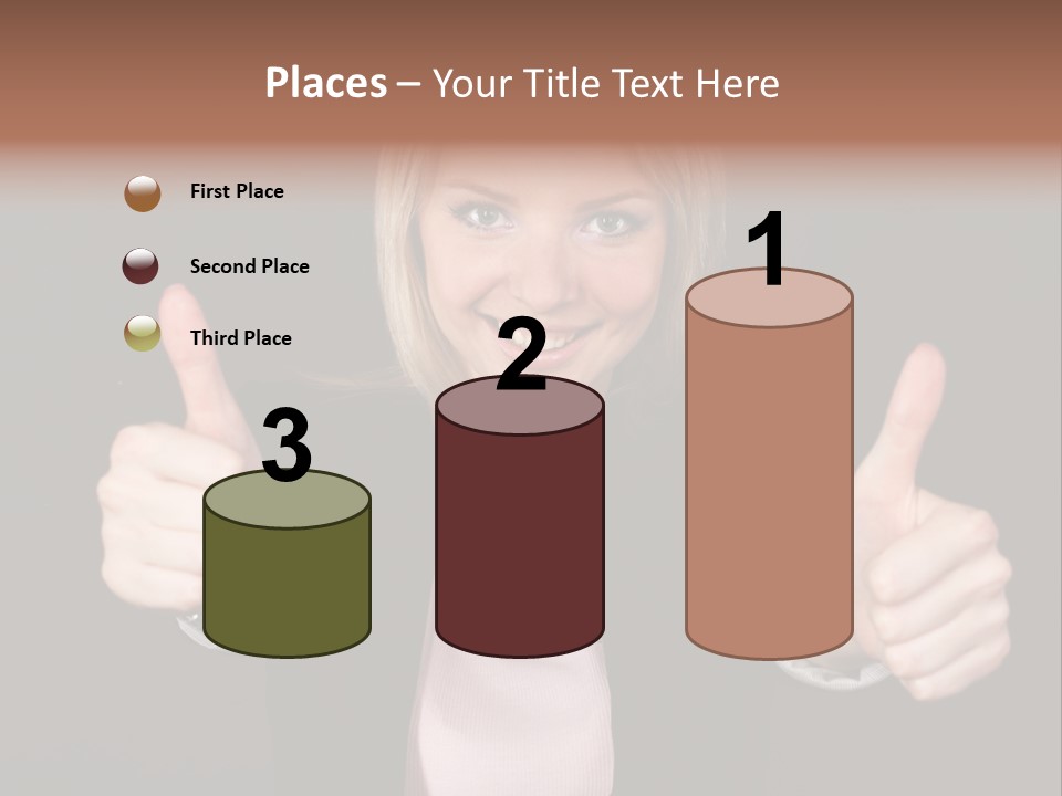 Joy Girl Woman PowerPoint Template