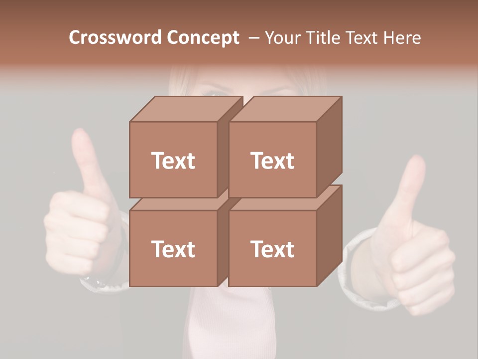 Joy Girl Woman PowerPoint Template