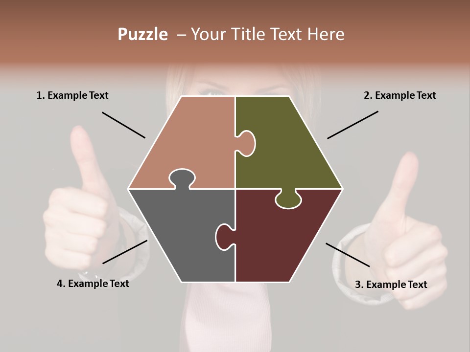 Joy Girl Woman PowerPoint Template