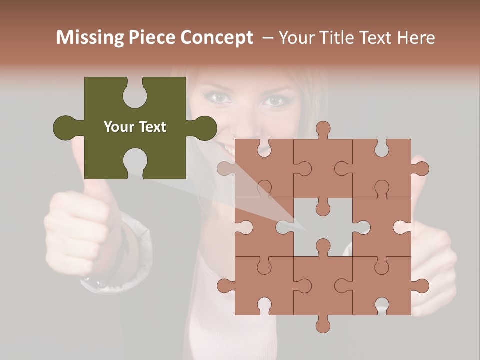 Joy Girl Woman PowerPoint Template